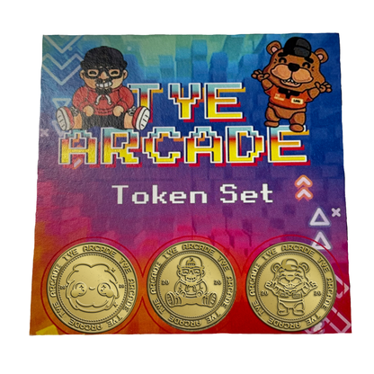 TYE Arcade Collectable Arcade Tokens – 3 Pack